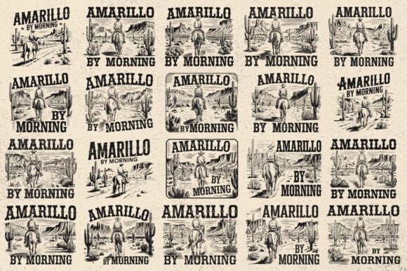 Amarillo by Morning T-shirt, Country Svg Review
