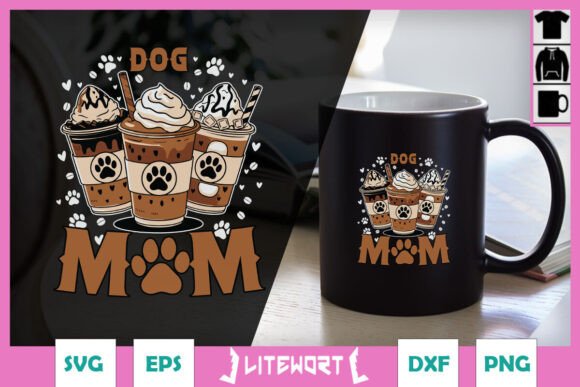 Dog Mom Pet Mama Coffee Lover SVG Review