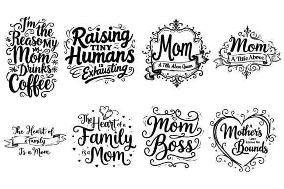 Elegant Mom Quotes Typography Bundle Review