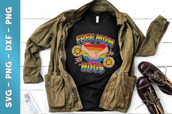 Free Mom Hugs LGBTQ Love is Love SVG Review