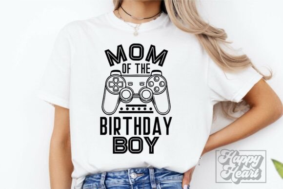 Mom of the Birthday Boy Gamer SVG: A Stitch Test