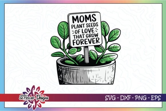 Mom Plant Stake SVG: An Embroidery Designer's Review
