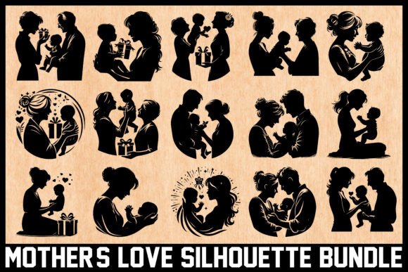 Mother’s Love Silhouette Vector Bundle Review