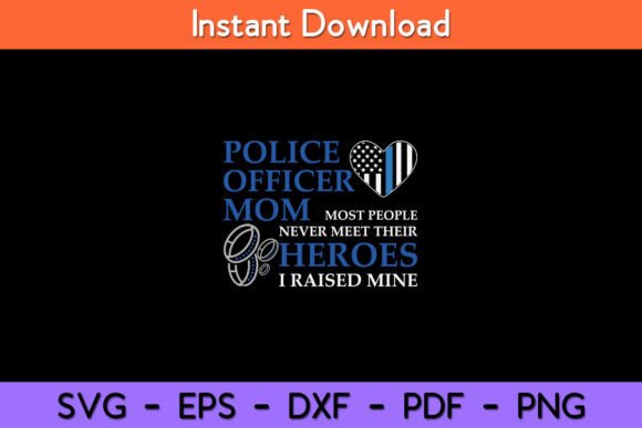Police Officer Mom Thin Blue Line Design Review