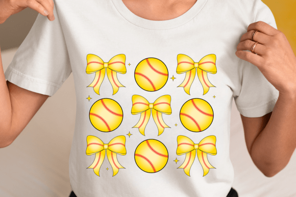 Softball Coquette Bow Png SVG Bundle Review