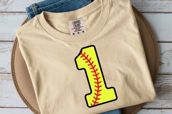Softball Number One SVG: First Birthday Design Review