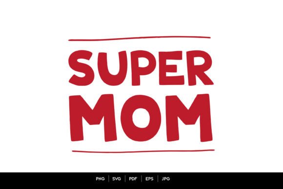 Super Mom Typography: An Embroidery Design Review