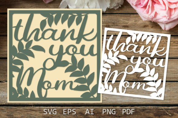 Thank You Mom Card Template: An Embroidery Review