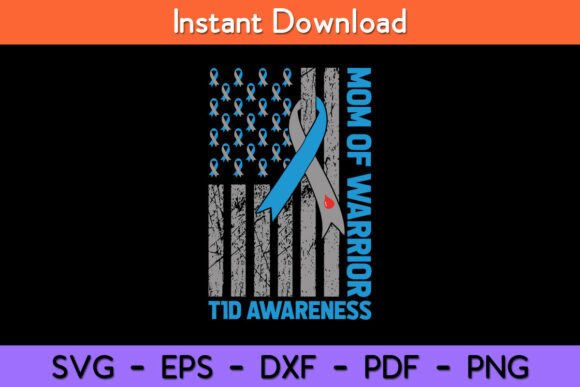 Type 1 Diabetes Awareness T1D Mom of Design Review