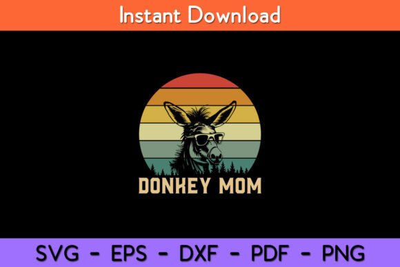 Vintage Donkey Mom Design: An Embroidery Review