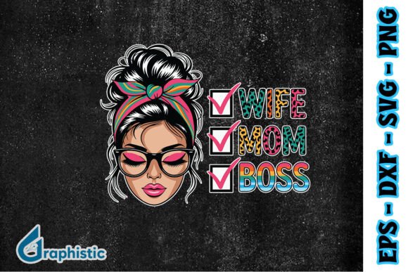 Wife Mom Boss SVG: An Embroidery Design Review